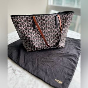 maje - tote bag (similar size as LV NVR full mm) in red. Gently used. $225